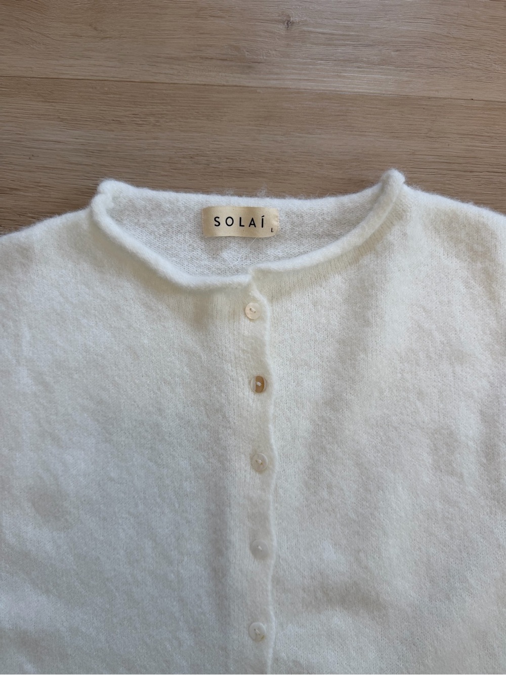 Solai free falling button cardigan - Picture 4 of 6